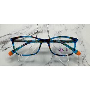 DB4K By Europa-Kids Eyeglasses- Cupcake C1-Sky Multi-Size 46-15-125-New w/Case